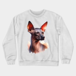 Xoloitzcuintli Watercolor - Beautiful Dog Crewneck Sweatshirt